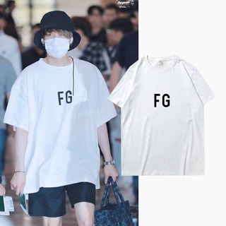 เสื้อยืดสกรีน Fear of God FG (เฟียร์ ออฟ ก๊อต) (S - 2XL) (BTS)