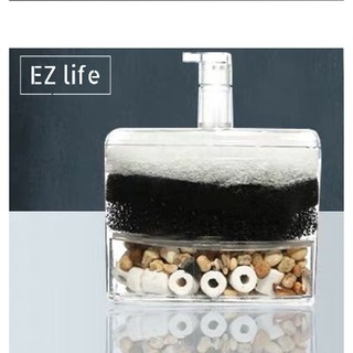 EZ ตัวกรองน้ำในตู้ปลา 4 ชั้น ตัวกรอง ออกซิเจน ตู้ปลา กรองน้ำใสสะอาด  Fish Tank Water Filter