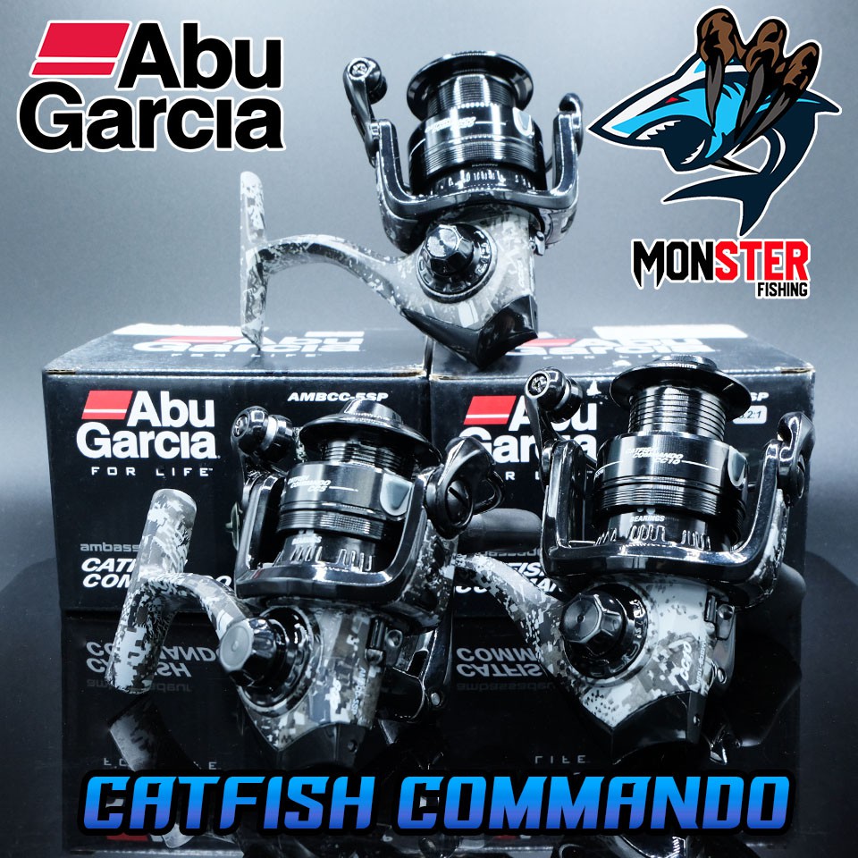 รอกสปินนิ่งอาบู ABU GARCIA CATFISH COMMANDO AMBCC-5/10/20 SP | Shopee ...