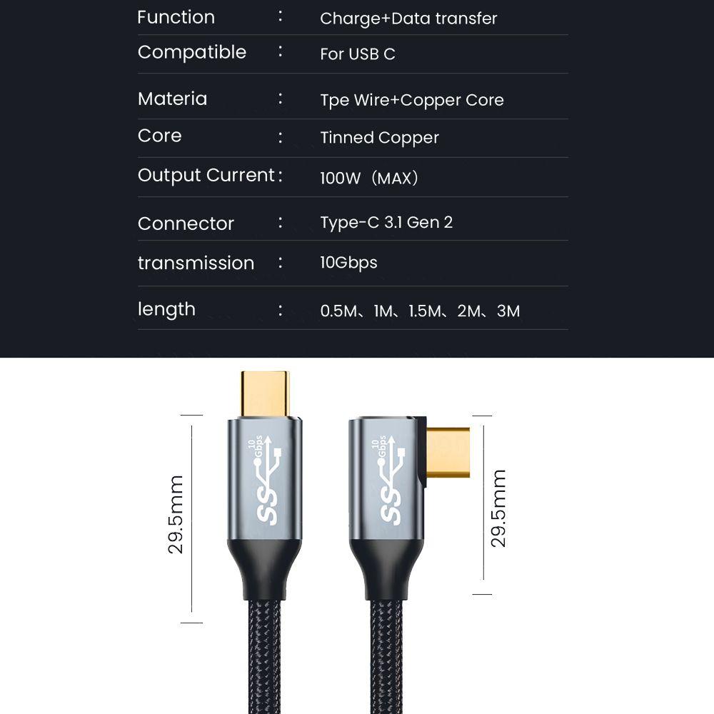 VFTT สาย Type C PD 100W แล็ปท็อป 4K 60HZ ชายกับชายชาร์จเร็ว | Shopee ...