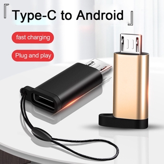 สินค้า PR Type-C To Andriod Micro USB Converters Connectors Adapter Data Transfer Compatible To Most Deveces