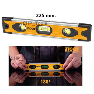 INGCO ระดับน้ำอลูมิเนียมแม่เหล็ก 9" Mini Spirit level HMSL01030