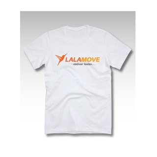 เสื้อยืด คอกลม แขนสั้น LALAMOVE EXPRESS 002 คุณภาพส่งออก COTTON 100% NO.20 T SHIRT