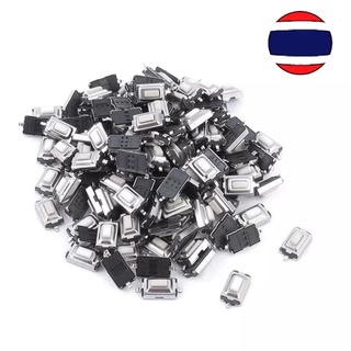 10pcs ไมโคร สวิตซ์ Touch Micro Switch 3X6X2.5 MM 3*6*2.5 SMD remote White Button Head สวิทซ์ รีโมท กดติด ปล่อยดับ