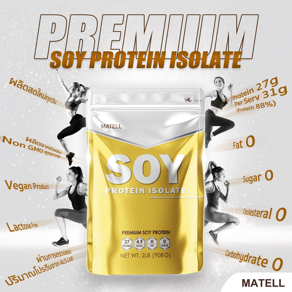 ภาพหน้าปกสินค้าSoy Protein Isolate 2 lb ซอย โปรตีน ไอโซเลท 908กรัม (Non Wheyเวย์) ลดไขมัน เพิ่มกล้ามเนื้อ จากร้าน puritan_pride บน Shopee