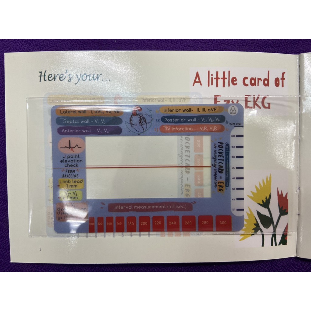 9789990152364-a-little-card-of-ezy-ekg-with-a-small-booklet-and-ekg-pool