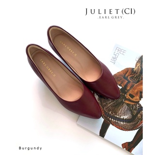 EARL GREYcรองเท้าหนังแกะ รุ่น Juliet (CI) in Burgundy