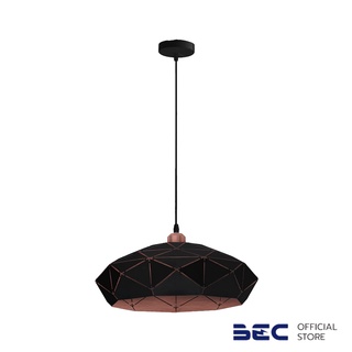 BEC โคมไฟเพดาน โมเดิร์น สีดำ-ชมพู รุ่น SCL-303 B/RG