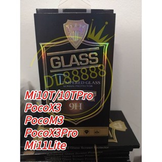 🇹🇭🔥ฟิล์มกระจกเต็มจอFull​ For Xiaomi Mi 10T Pro / Poco X3 Pro / M3 / Mi11Lite / X3 GT / Poco M3 Pro 5G / Poco M5 / M5s