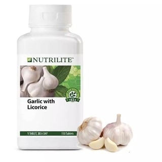 ภาพขนาดย่อของภาพหน้าปกสินค้าGarlic กระเทียม Amway 150 เม็ด จากร้าน jp63.shop บน Shopee ภาพที่ 1