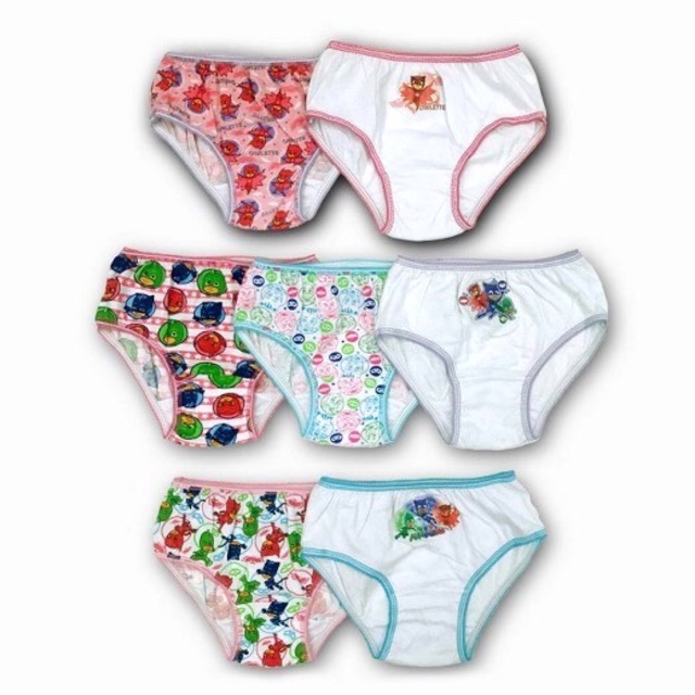 กางเกงชั้นใน PJ Masks Girls Panties ไซส์ 4 ปี (แพค 7 ตัว) Shopee Thailand