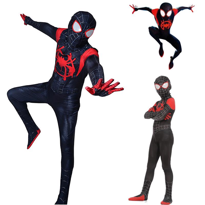 ราคาชุดคอสเพลย์  Spider-Man: Into the Spider-Verse  สำหรับเด็กและผู้ใหญ่  