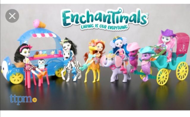 enchantimals-รุ่นเซตพร้อมครัวและร้านค้า