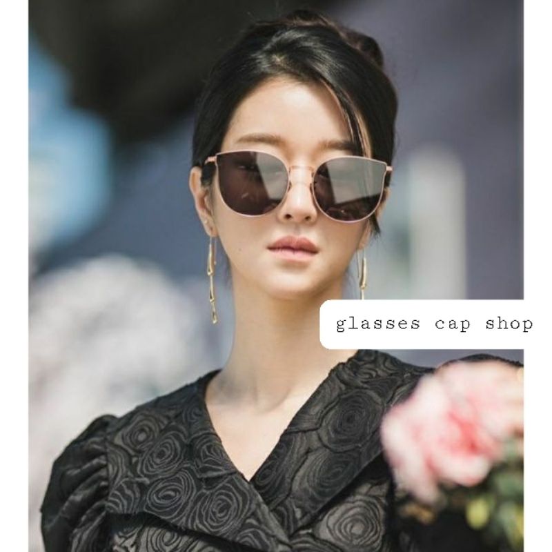 ภาพหน้าปกสินค้าแว่นตาแฟชั่น แว่นตา โกมุนยอง (ซอเยจี) เก็บเงินปลายทาง