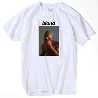 เสื้อยืดอนิเมะ 2022 Frank Ocean Blonde T Shirt Tee Shirt For Men Printed Short Sleeve Funny Top Tee Summer Tops