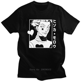 [COD]เสื้อยืดลําลอง ผ้าฝ้าย แขนสั้น พิมพ์ลายอนิเมะ Hunter X Hunter Hisoka Morow สไตล์ญี่ปุ่น สตรีท สําหรับผู้ชาย