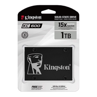 Kingston 1TB KC600 2.5inch SATA SSD (SKC600/1024G) Read: 550MB/s, Write: 520MB/s