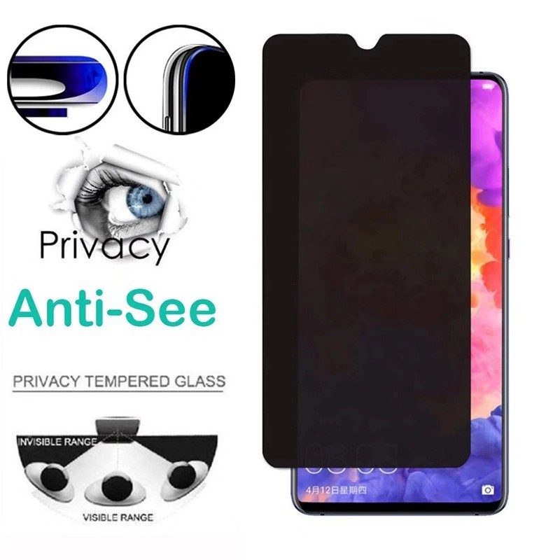 ฟิล์มป้องกันการแอบมอง-vivo-y15-tempered-glass-privacy-ฟิล์มกระจกนิรภัย-เต็มจอ-กาวเต็ม-ฟิล์มกันกระแทก
