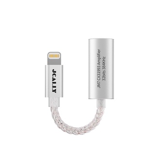 Jcally JM7L DAC USB C อะแดปเตอร์เสียงดิจิทัล CX31993 3.5 มม. ถอดรหัสแอมป์ สําหรับ iphone ios