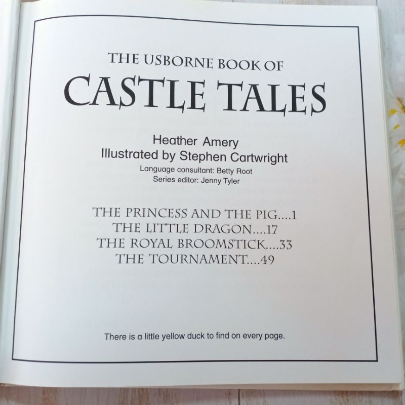 the-usborne-book-of-castle-tales-มือสอง