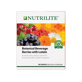 🔥New !! Botanical Beverage Berries with Lutein บรรจุ 10 ซอง (ทานได้ทันที ไม่ต้องชง)