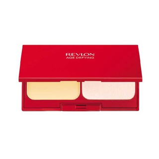 โปรโมชั่น : Revlon Age Defying Powder เรฟลอน เอจ ดีฟายอิ้ง พาวเดอร์ แป้งอัดแข็ง ผสมรองพื้น แป้งพัฟเรฟลอน  ปกปิดริ้วรอย  จุดด่างดำ  เครื่องสำอาง