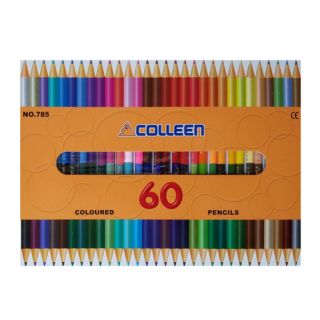 สีไม้คอลลีน Colleen 30แท่ง60สี#785​ (แท่งกลม)