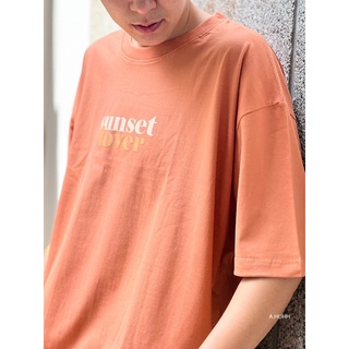 เสื้อยืด Freesize ลาย sunset