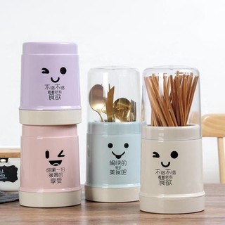 𝟔𝟕𝒂𝒂𝒗 ที่ใส่ช้อน ที่ใส่ตะเกียบ ที่ใสช้อนส้อมมีฝาปิด spoon and fork storage