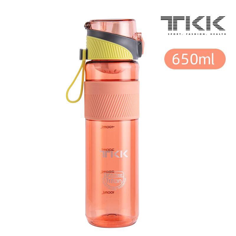 tkk-ขวดน้ำดื่มพกพา-ขนาด650ml-พกพาสะดวก-แข็งแรงทนทาน-แบบยกดื่ม-สินค้าพร้อมส่งในไทย