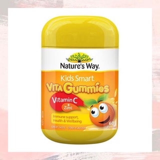 ภาพหน้าปกสินค้าNature Way Kids Smart Vita Gummies Vitamin C + Zinc 60 Gummies ที่เกี่ยวข้อง