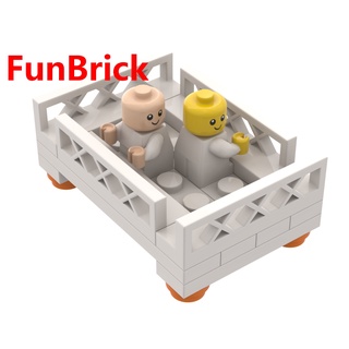 [Funbrick] โมเดลฟิกเกอร์ธีมเมืองเป็นมิตรต่อสิ่งแวดล้อมของเล่นสําหรับเด็ก 2 ชิ้น