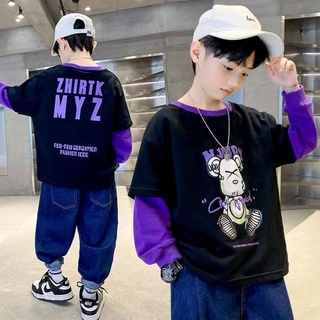 Mykidswants เสื้อผ้าเด็ก ชุดเชทเด็ก ชุดเด็ก เสื้อแขนสั้น+กางเกงขาสั้น แฟชั่น 39Z22092209