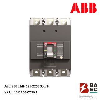 MCCB A2C 250 TMF 225A 3P 25KA FF