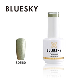 สีเจล Bluesky gel polish 80560 สีเขียว