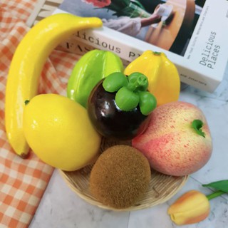 Fruit D 🌺 ผลไม้ปลอม ผลไม้ตกแต่ง อุปกรณ์ประกอบฉาก พร๊อพถ่ายรูป ของแต่งบ้าน