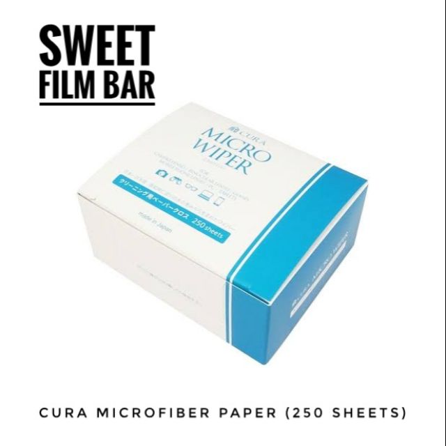 ภาพหน้าปกสินค้าCura Microfiber Paper for Camera Care (250 sheets)