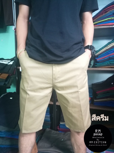 ภาพสินค้ากางเกงขาสั้นผู้ชาย เอวขอบ เอว28-40 มีมากกว่า20สี จากร้าน rmshort บน Shopee ภาพที่ 4