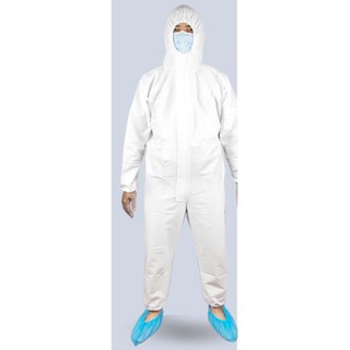 ภาพขนาดย่อของสินค้าชุดป้องกันเชื้อโรค PPE EN14126 M L XL 2XL 3XL 5XL