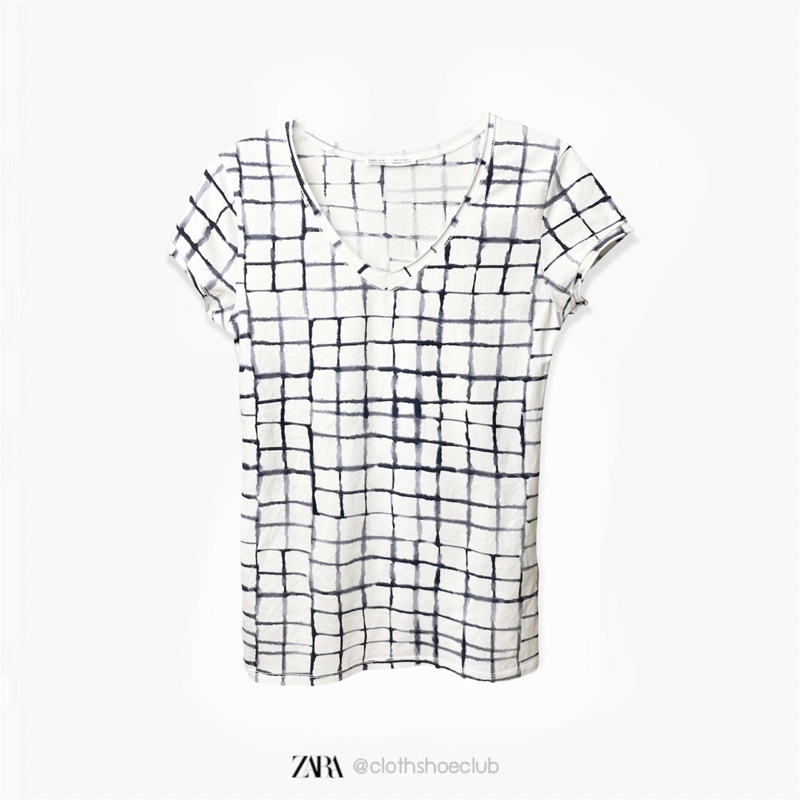 เสื้อยืด-zara-trf-แท้-size-m