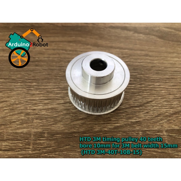 htd-3m-timing-pulley-40-teeth-bore-10mm-สำหรับสายพาน-3m-belt-width-15mm-htd-3m-40t-10b-15