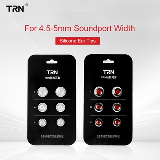 TRN 3 Pairs(6pcs) L M S In Ear Tips Earbuds Earphone Silicone Eartips/Ear Sleeve/Ear Tip/Earbud For KZ Earphone For CCA Earphone