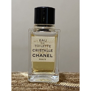 RARE Vintage CHANEL CRISTALLE mini bottle EDT 4 ml miniature splash