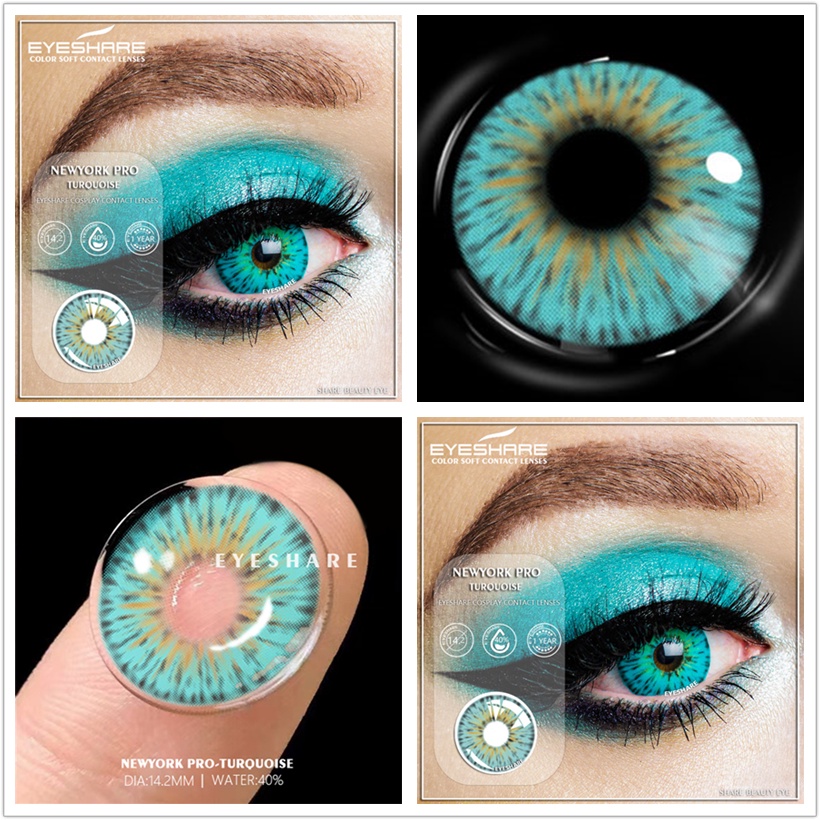 eyeshare-คอนแทคเลนส์-สีฟ้า-พร้อมกล่องคอนแทคเลนส์