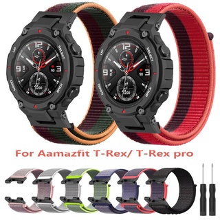 ใหม่ สายนาฬิกาข้อมือไนล่อน สําหรับ Huami Amazfit T-Rex 2 Smart Watchband Xiaomi Amazfit T-Rex T Rex Pro 2