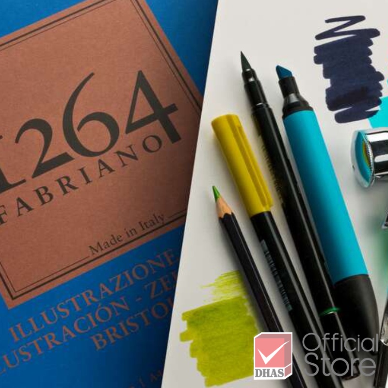 fabriano-สมุด-สมุดบริสเทิล-สันกาว-200g-a4-50sh-fbn1264-จำนวน-1-เล่ม