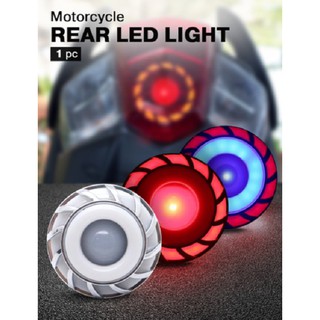 ไฟท้ายรถมอไซด์ ไฟ LEDสีแดงฟ้า LED light for attaching to the back of a motorcycle