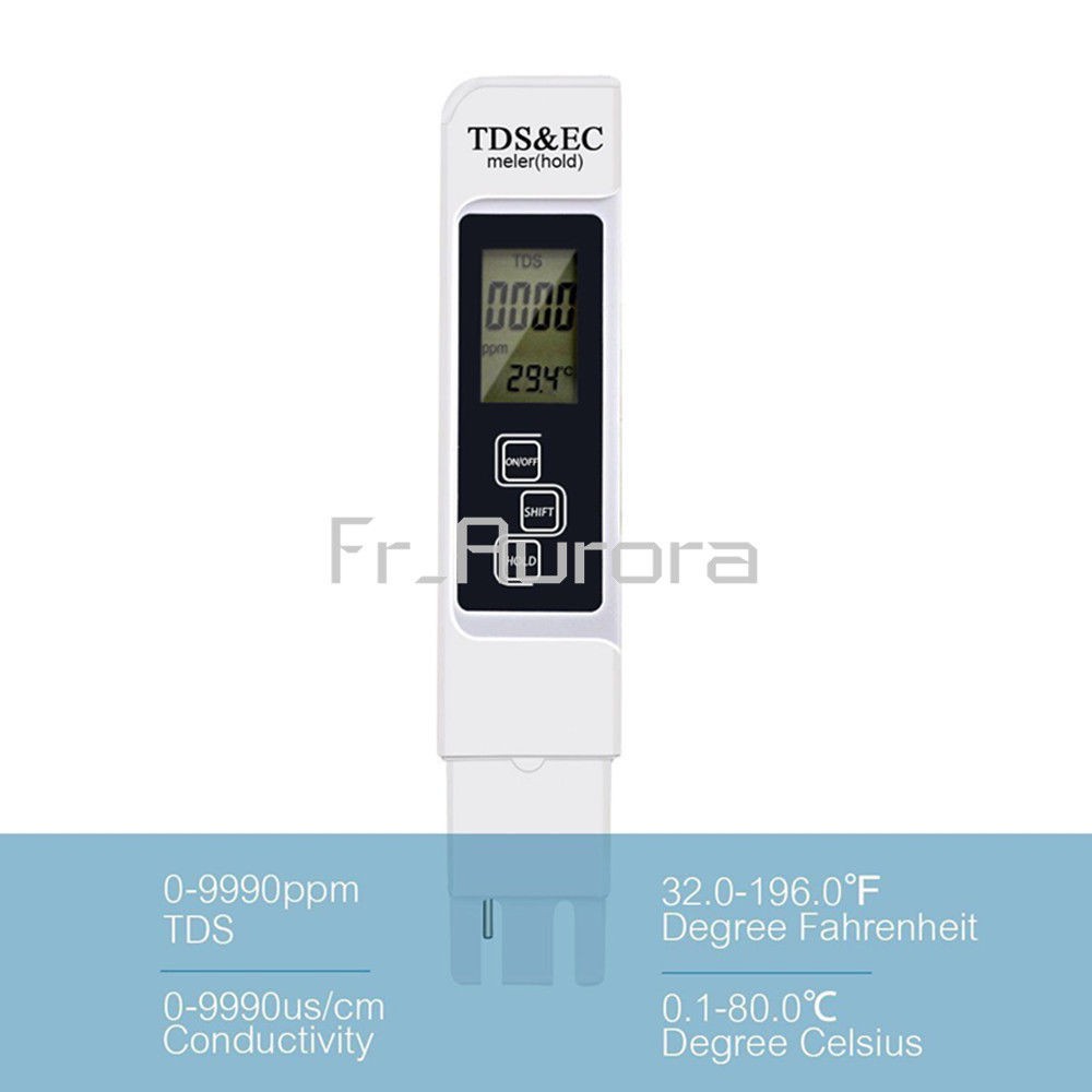 ds-ec-meterเครื่องวัดค่าปุ๋ยผักไฮโดรโปนิกส์และวัดปริมาณสิ่งเจือปน3-in-one