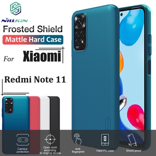 Nillkin เคสโทรศัพท์มือถือแบบแข็ง กันกระแทก หรูหรา สําหรับ Xiaomi Redmi Note 11 Global