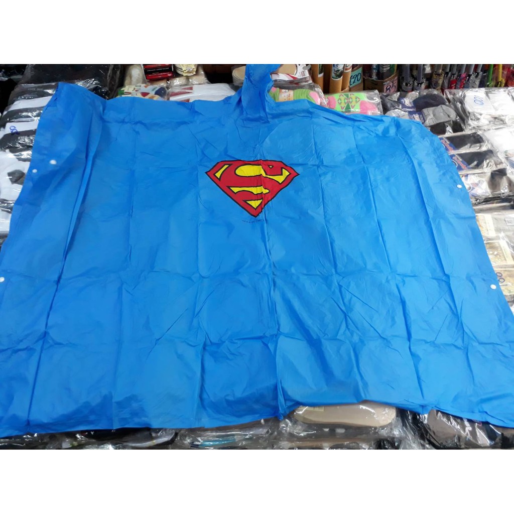 เสื้อกันฝนคางคาว-superman-blackman-freesize